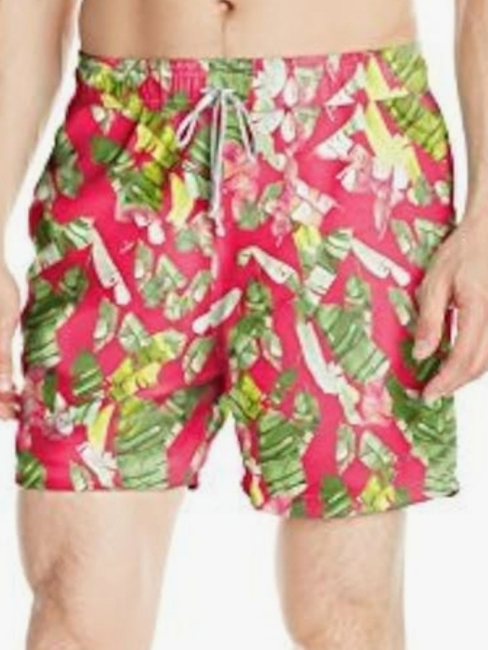 OndadeMar Red Sea Fit Print Volley Swim Trunk  Size XL